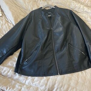 Torrid Black Faux Leather Jacket
